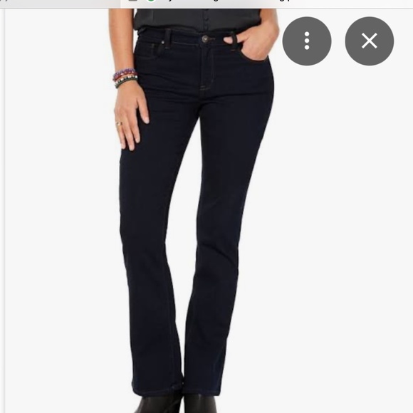 Style & Co. Denim - Women’s Style & Co Dark Wash Bootleg High Rise Jeans sz 4